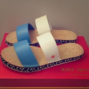 New Kate Spade leather flat Sandal